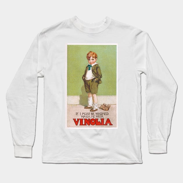 Vinolia Soap Advertisement Long Sleeve T-Shirt by NEILBAYLIS